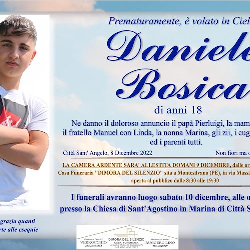 Scoprì di essere malato dopo scontro di gioco, il calciatore Daniele Bosica muore a soli 18 anni 