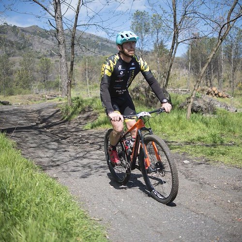Si chiude la prima edizione di "Duathlon Cross", 100 mountainbiker e corridoio sfidano il Vesuvio 