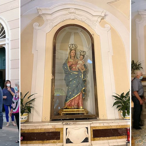 Si conclude il mese Mariano, a Montepertuso riposta la Statua della Madonna ed esposta quella di Sant'Antonio 