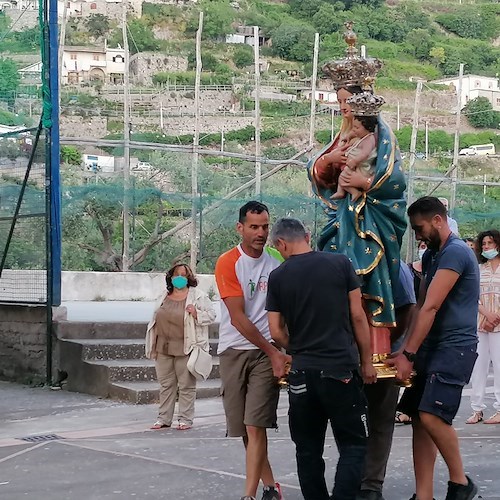 Si conclude il mese Mariano, a Montepertuso riposta la Statua della Madonna ed esposta quella di Sant'Antonio 