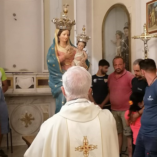 Si conclude il mese Mariano, a Montepertuso riposta la Statua della Madonna ed esposta quella di Sant'Antonio 