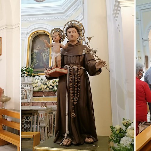 Si conclude il mese Mariano, a Montepertuso riposta la Statua della Madonna ed esposta quella di Sant'Antonio 