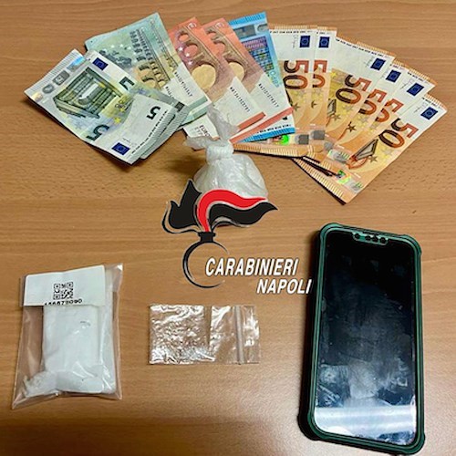 Sorpreso con la cocaina in auto sulla statale sorrentina: ai domiciliari 31enne di Positano 