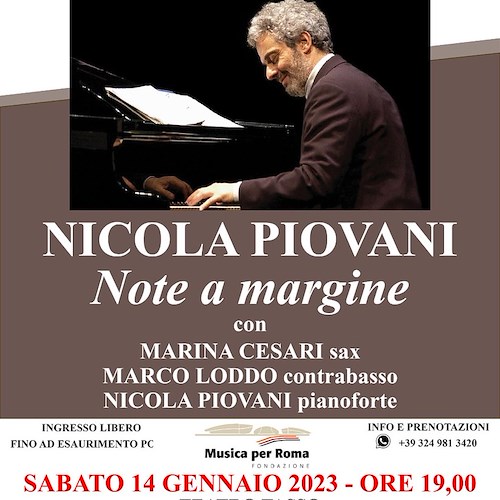 Sorrento, 14 gennaio Nicola Piovani in concerto con "Note a margine"