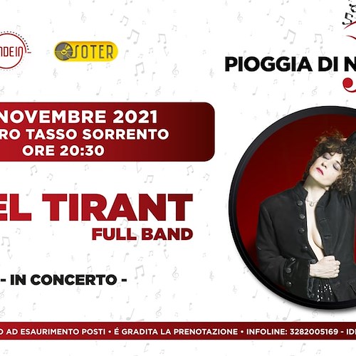 Sorrento, 21 novembre il concerto di Adel Tirant 
