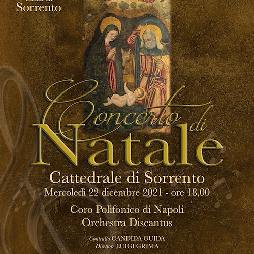 Sorrento, 22 dicembre "Concerto di Natale" in Cattedrale 
