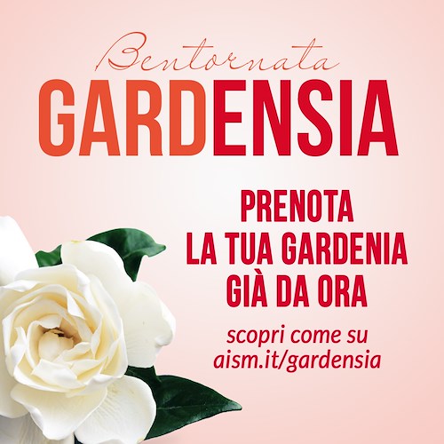 Sorrento aderisce a “Bentornata Gardensia” per sostenere la ricerca contro la Sclerosi Multipla /COME DONARE