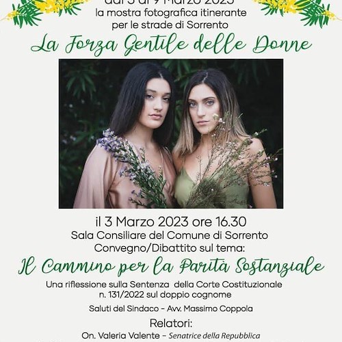 Sorrento, convegno e mostra fotografica per la Giornata Internazionale della Donna