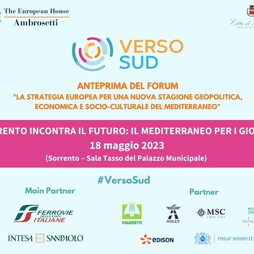 "Sorrento incontra il futuro": 18 maggio evento aperto per i giovani della Penisola Sorrentina