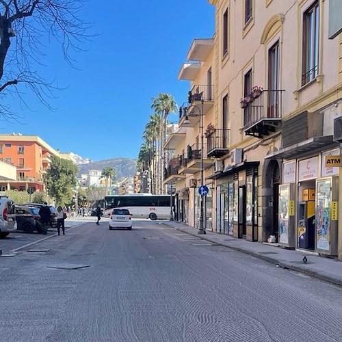 Sorrento: interventi di manutenzione e riqualificazione a Corso Italia, via Capodimonte e Antiche Mura
