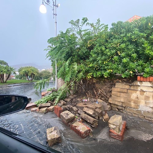 Sorrento. Strade chiuse per il nubifragio: la mappa dei disagi 