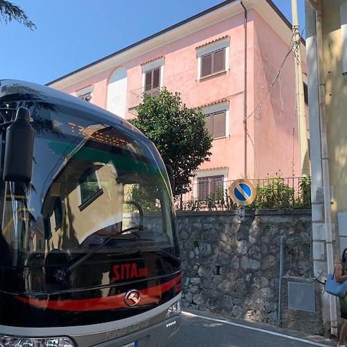 SP2 chiusa a Maiori, 5-6 ottobre Sita sospende corse per Tramonti e Nocera