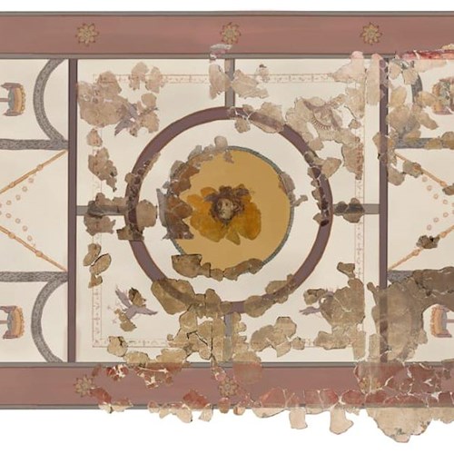 Stabiae, una campagna di crowdfunding per restauro soffitto affrescato di Villa San Marco