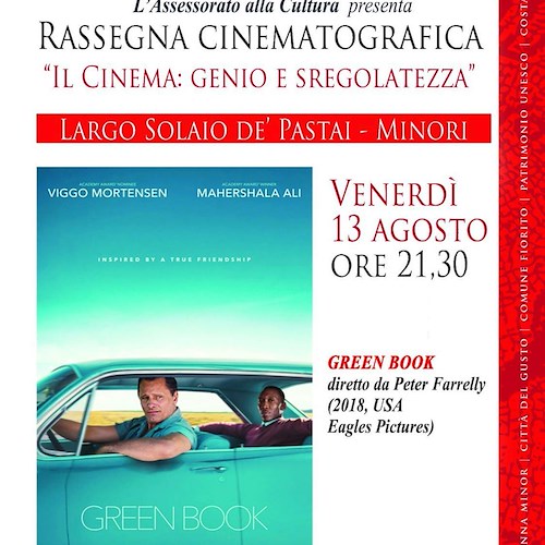 Stasera a Minori sarà proiettato “Green Book”, film vincitore di tre premi Oscar e basato su una storia vera