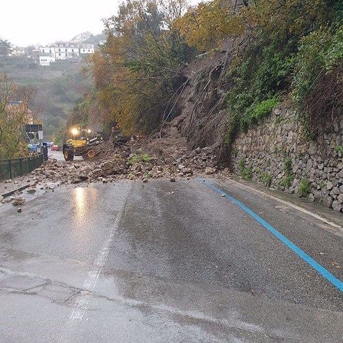 Strade franate in Costiera Amalfitana: Provincia chiede finanziamento di 110mila euro a Regione