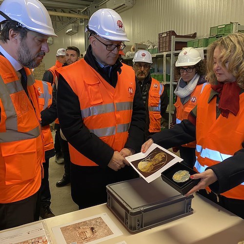 Straordinaria scoperta alla Metro C: dagli scavi emerge "Roma", donna simbolo della città