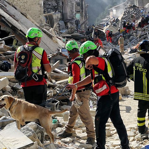 Terremoto Centro Italia <br />&copy; Dipartimento Protezione Civile
