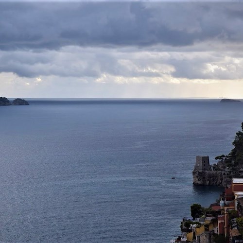 Torna il maltempo in Costa d’Amalfi, allerta meteo gialla da mezzanotte