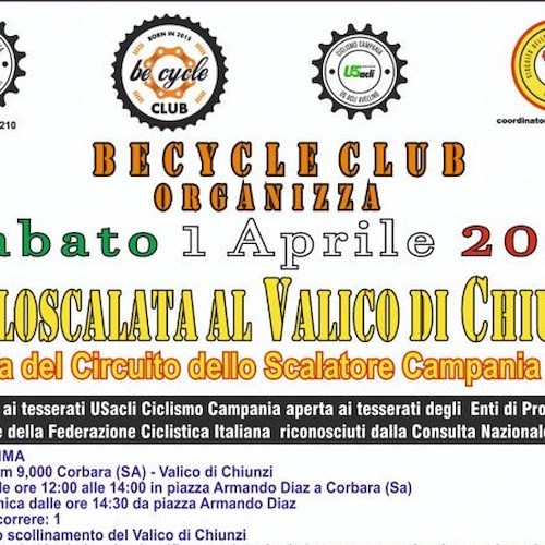 Torna la “Cicloscalata al Valico di Chiunzi”, 1° aprile strada temporaneamente chiusa tra Tramonti e Corbara