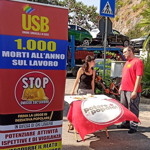 sciopero e presidio del coordinamento nazionale USB Mare e Porti <br />&copy; USB Mare e Porti