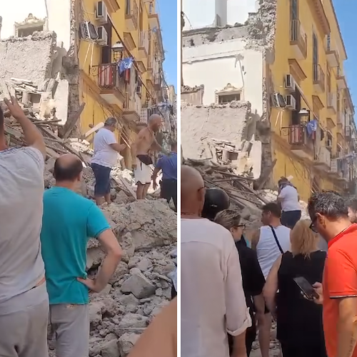 Tragedia sfiorata a Torre del Greco, palazzo crollato era in condizioni a dir poco precarie. Si indaga 
