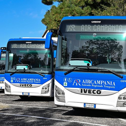 Trasporto pubblico, consegnati altri 200 nuovi autobus per la flotta Air Campania<br />&copy; Vincenzo De Luca