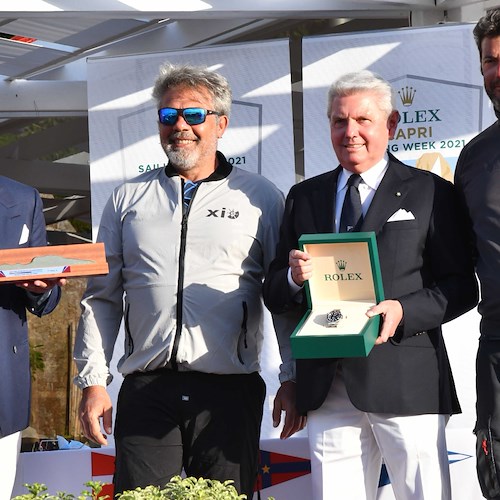 Trofeo Fabrizio Galli, premiati i vincitori nella sede dello Yacht Club Capri