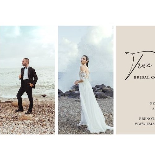 “True Love Story “: Emanuele Bilancia presenta la sua collezione “bridal” il 6 ottobre a Scafati