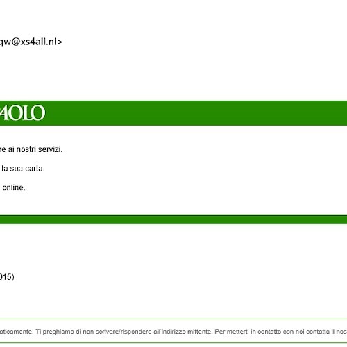 Truffa on line Intesa Sanpaolo. La mail che ha svuotato il conto di un cittadino della Costa d'Amalfi /mail