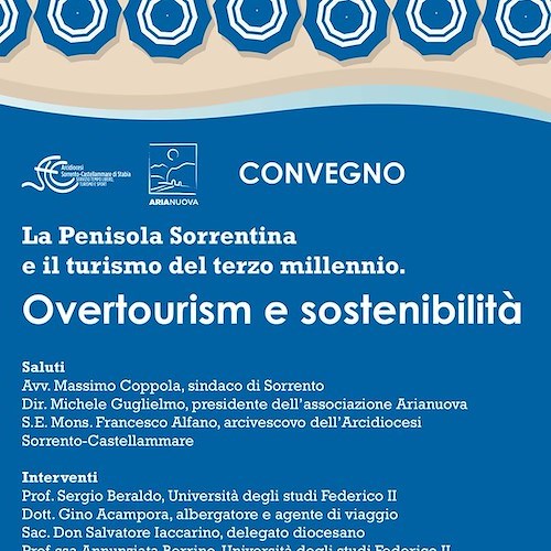 Turismo, a Sorrento un convegno su overtourism e sostenibilità 