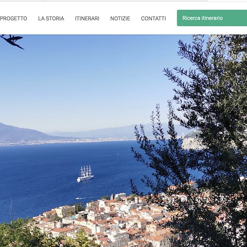 Turismo: online "SorrentoWalks", il sito del Comune di Sorrento dedicato all'escursionismo 