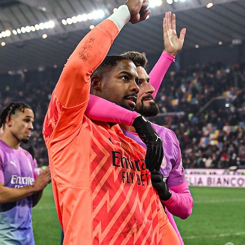 Mike Maignan<br />&copy; pagina FB AC Milan