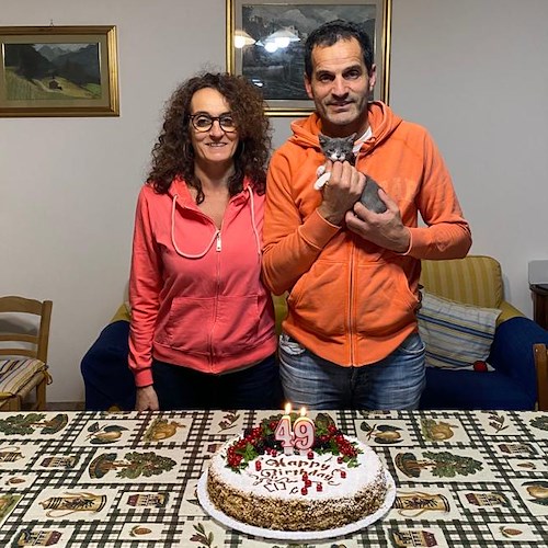 Ultimo anno da quarantenni per Fabio e Paola Fusco: gli auguri di Positano Notizie