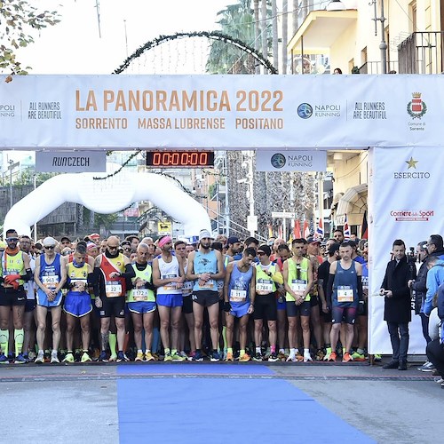 Un migliaio di runner alla "Panoramica Sorrento-Massa Lubrense-Positano 27km": i vincitori 