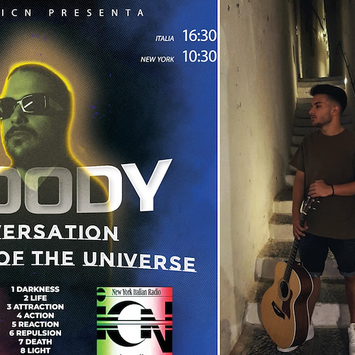 “Universation”: il musicista maiorese Manuele Rispoli, in arte Moody, presenta il suo nuovo album su ICN Radio New York