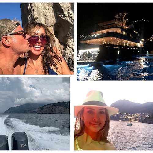 Vacanza a Positano per Kelly Dodd e Rick Leventhal, l’attrice e il reporter sono giunti su uno yacht