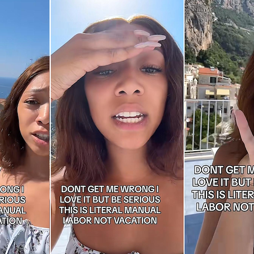 «Vacanza in Costa d'Amalfi? Pare di fare lavoro manuale». Tiktoker critica la Divina e gli influencer: «Basta consigliare questa meta»