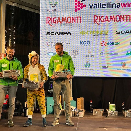 Valtellina Wine Trail, dalla Costiera Amalfitana una delegazione di atleti con il nostro Fabio Fusco /foto