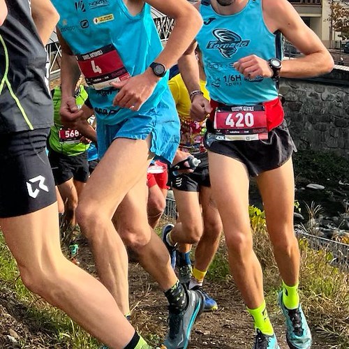 Valtellina Wine Trail, dalla Costiera Amalfitana una delegazione di atleti con il nostro Fabio Fusco /foto