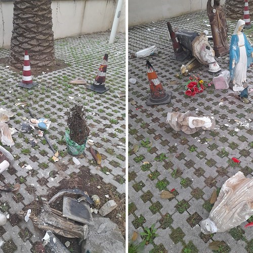 Vergogna a Nocera Inferiore: decapitate statue e oggetti religiosi<br />&copy; Andrea Vagito