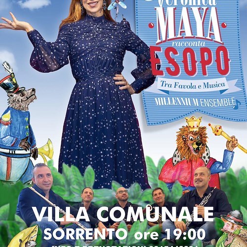 Veronica Maya a "Sorrento Incontra" con lo spettacolo “Favola e Musica” 