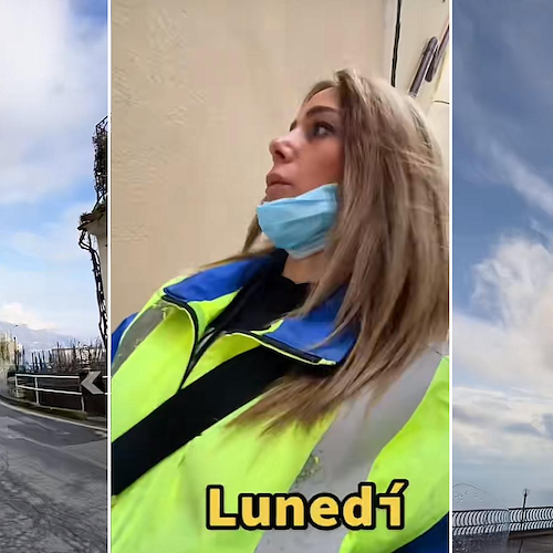 «Vi racconto il mio lavoro in Costiera Amalfitana», la postina Camylla diventa virale su TikTok 