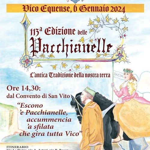 Vico Equense rinnova la sua tradizionale sfilata de "Le Pacchianelle" del 6 gennaio<br />&copy; Città di Vico Equense