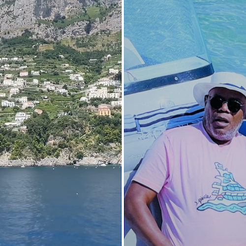 Yacht di lusso al largo di Amalfi: c'è l'attore Samuel L. Jackson 