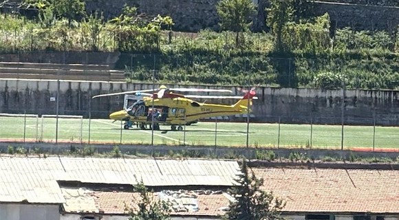 Costiera Amalfitana, elisoccorso in azione per una centenaria colpita da infarto 