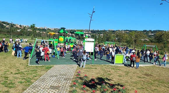 Quarto: inaugurato il nuovo Parco Urbano intitolato al giornalista Giancarlo Siani, vittima della camorra 