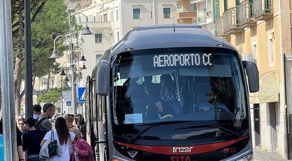 SITA Sud, nuovi collegamenti tra Salerno e l'Aeroporto di Capodichino dal 4 al 31 agosto