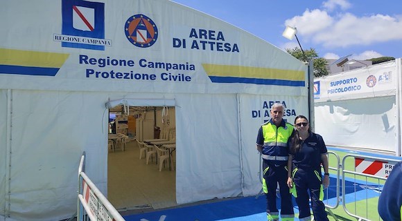 Terremoto ai Campi Flegrei, attiva l'Area di Attesa della Regione Campania presso l'ex Base NATO 