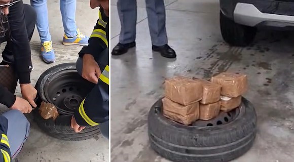 Viaggiava in auto con 56 panetti di hashish, alcuni erano nascosti nella ruota di scorta: arrestato 49enne nel salernitano 
