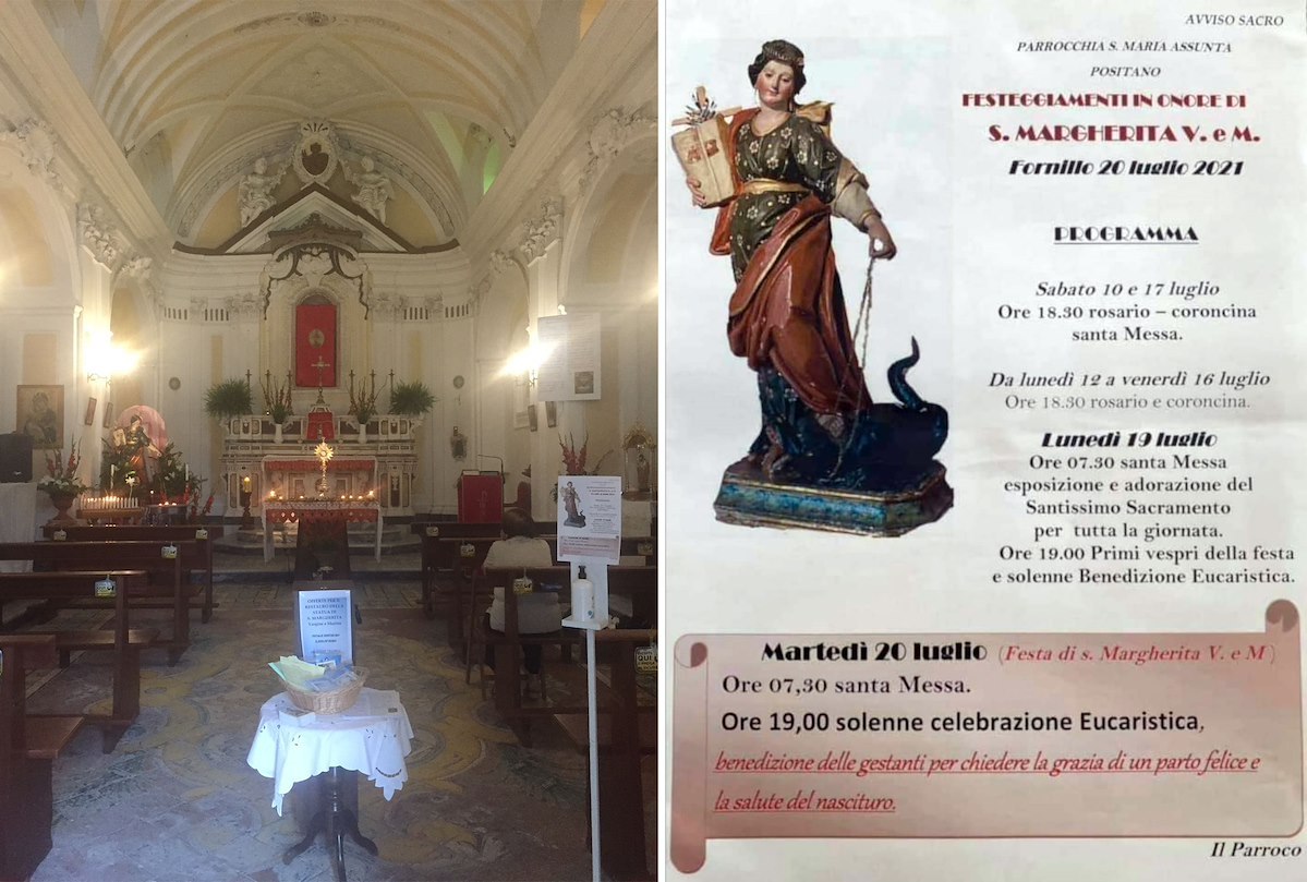 Quando Si Festeggia Santa Margherita Positano Notizie - Fornillo festeggia Santa Margherita Vergine e